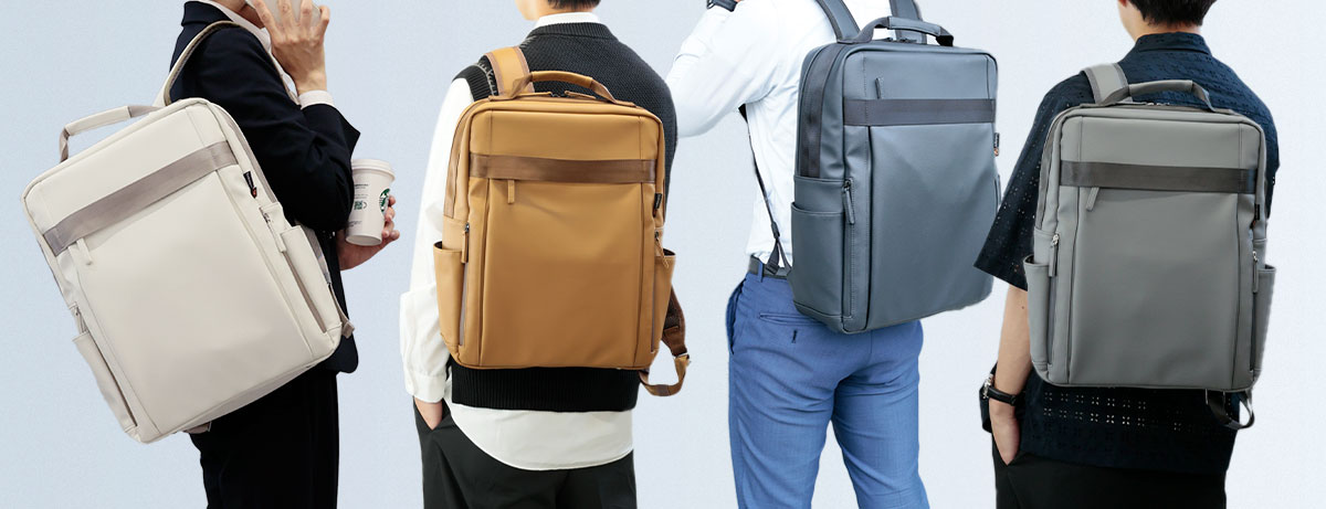 ビジネスシーンにフィットするバックパック taro