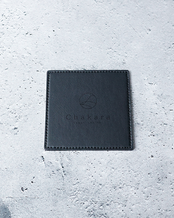 CHATAKU coaster shikaku ブラック イメージ